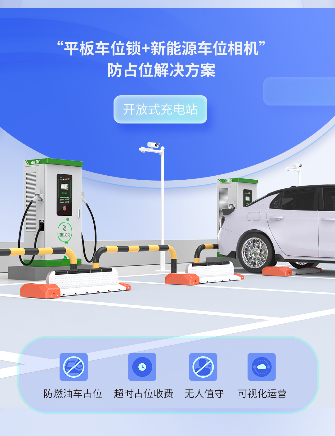 車位高周轉(zhuǎn)，營收增兩成！百勝充電站防占位解決方案助力高效運(yùn)營